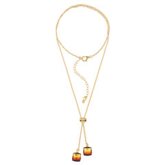 Collana in argento con Ambra Sunrise Baltica