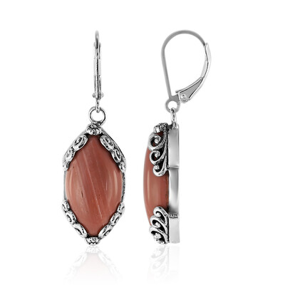 Orecchini in argento con Opale Rosa Australiano (Art of Nature)