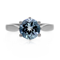 Anello in argento con Topazio Blu Cielo