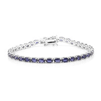 Bracciale in argento con Iolite
