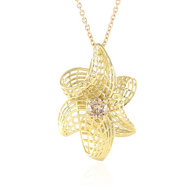 Collana in oro con Diamante Champagne I2 (Ornaments by de Melo)