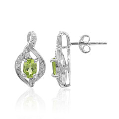 Orecchini in argento con Peridoto