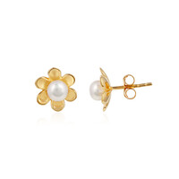 Orecchini in argento con Perla di Acqua Dolce