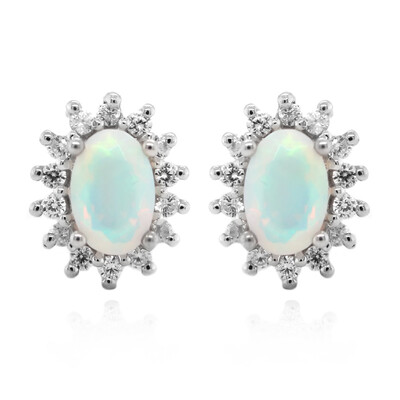 Orecchini in argento con Opale di Welo