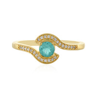 Anello in argento con Apatite Blu
