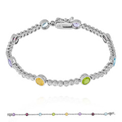 Bracciale in argento con Granato