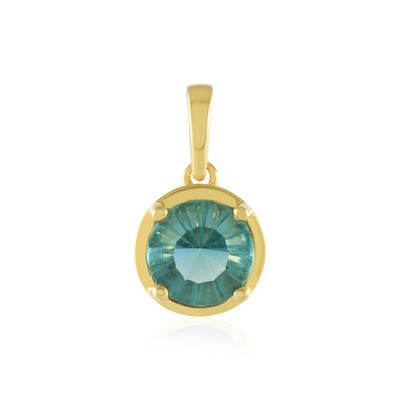 Ciondolo in argento con Fluorite Verde
