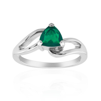 Anello in argento con Opale Verde