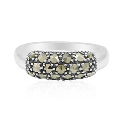 Anello in argento con Marcassite