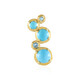Ciondolo in argento con Turchese Sleeping Beauty