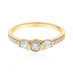 Anello in oro con Diamante I1 (H) (CIRARI)