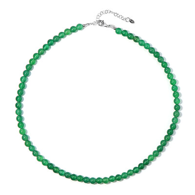 Collana in argento con Onice Verde