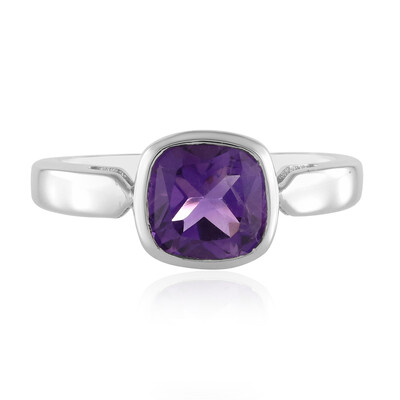 Anello in argento con Ametista Siberiana