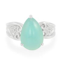 Anello in argento con Opale Paraiba