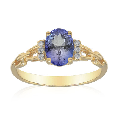 Anello in oro con Tanzanite