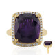 Anello in argento con Ametista del Marocco