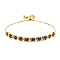 Bracciale in argento con Granato