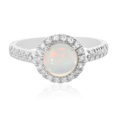 Anello in argento con Opale di Welo