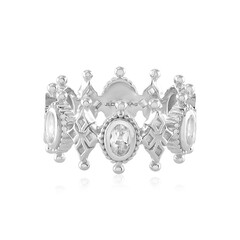Anello in argento con Topazio Bianco (Dallas Prince Designs)