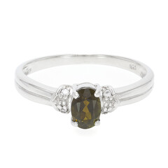 Anello in argento con Tormalina