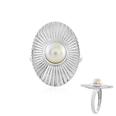Anello in argento con Perla del Mare del Sud (de Melo)