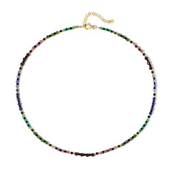 Collana in argento con Ematite Dorata