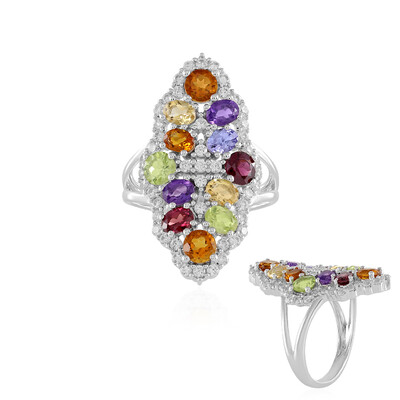 Anello in argento con Ametista