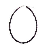 Collana in argento con Stichtite