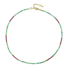 Collana in argento con Smeraldo Socoto