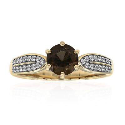 Anello in oro con Saffordite (Amanda Adkins)