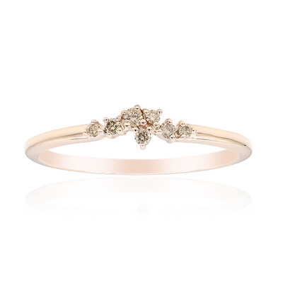 Anello in oro con Diamante Rose de France SI1 di Argyle (Annette)