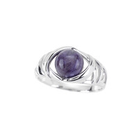 Anello in argento con Charoite