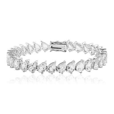 Bracciale in argento con Topazio Bianco