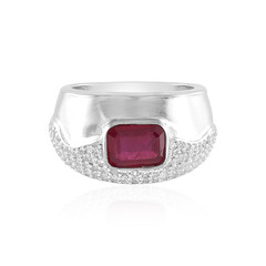 Anello in argento con Rubino del Madagascar (de Melo)