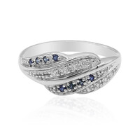 Anello in argento con Zaffiro Blu