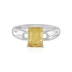 Anello in argento con Citrino