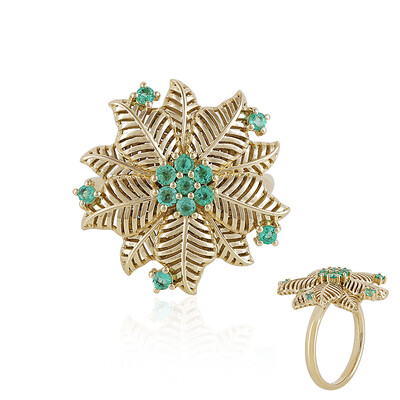 Anello in oro con Smeraldo Colombiano (Ornaments by de Melo)