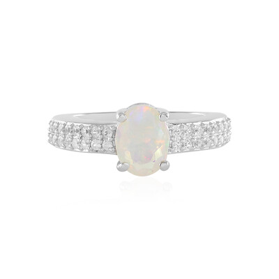 Anello in argento con Opale di Welo