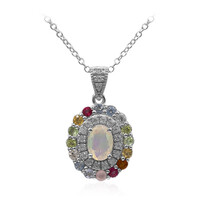 Collana in argento con Opale di Welo