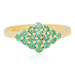 Anello in argento con Smeraldo Colombiano
