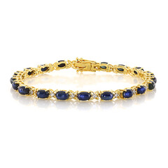 Bracciale in argento con Zaffiro Stellato Blu