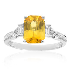 Anello in oro con Zaffiro Giallo (CIRARI)