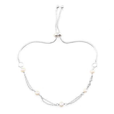 Bracciale in argento con Perla di Acqua Dolce