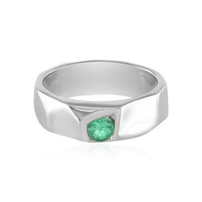 Anello in argento con Smeraldo Russo (de Melo)
