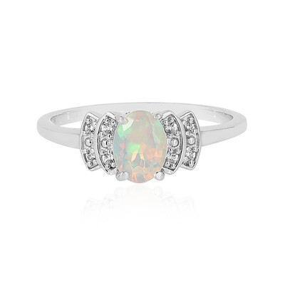 Anello in argento con Opale di Welo