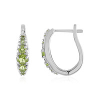 Orecchini in argento con Peridoto