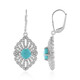 Orecchini in argento con Turchese
