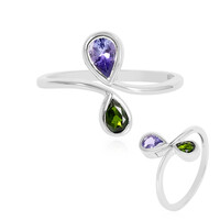 Anello in argento con Tanzanite