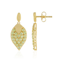 Orecchini in argento con Peridoto