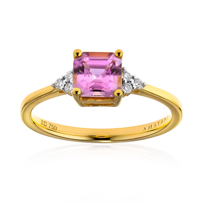 Anello in oro con Diasporo Rosa (AMAYANI)
